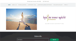 Desktop Screenshot of igniteyourspirit.net